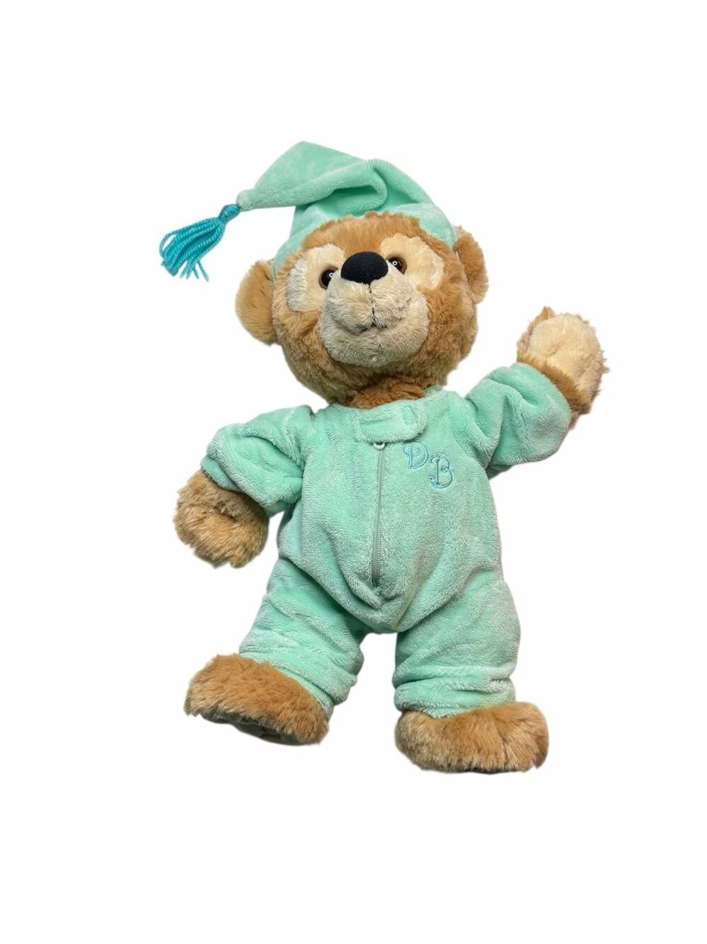 Disney Parks Bear Plush Mint Green Pajamas 14” Disneyland Walt Disney World - Picture 7 of 11